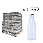 Saftflaschen, Palette mit 1352 Stück