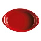 Plat à four ovale Ultime 41 cm en céramique rouge Grand Cru Emile Henry