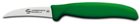 Couteau à éplucher lame courbe 7 cm manche vert Sanelli Ambroggio