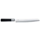 Couteau à pain japonais Pankiri 23 cm forgé Kai Wasabi Black fabriqué au Japon