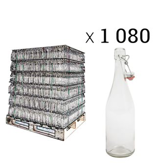 Palette 1080 Limonadenflaschen aus Glas