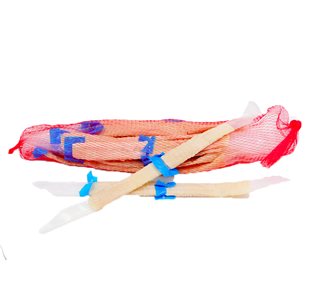 Schweinedärme eng für rohe und gekochte Würstchen auf Tube, 3 Bünde mit 60 m, 30/32
