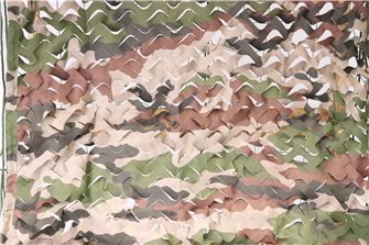 Filet de camouflage ou d´ombrage imprimé camouflage 7,5 x 7,5 m
